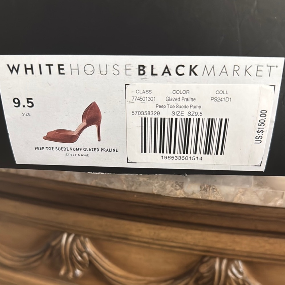 White House Black Market Brown Elegant Heels